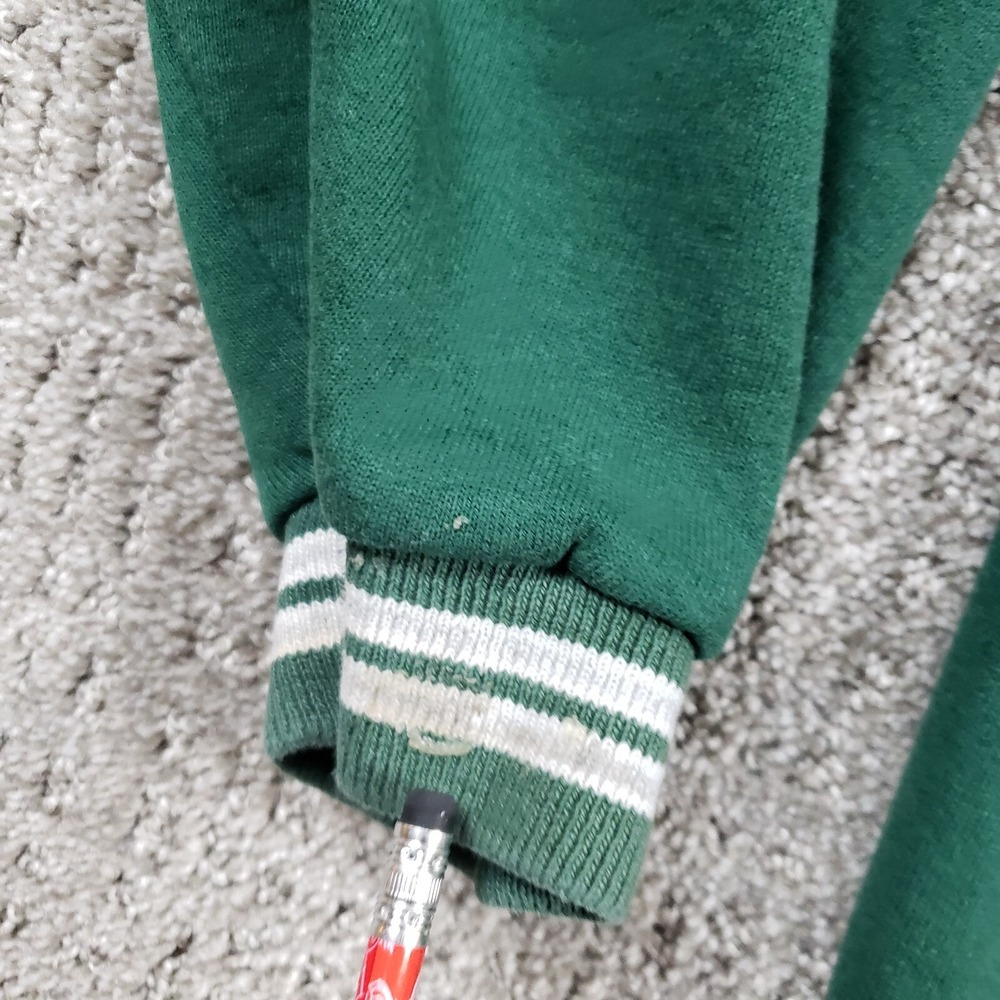 Vintage 90s MICKEY MOUSE Sweatshirt Mens Medium Green Disney Genus Made in USA - Picture 11 of 16